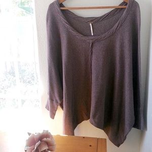 Free People | Oversized Drapey Swing Sweater
